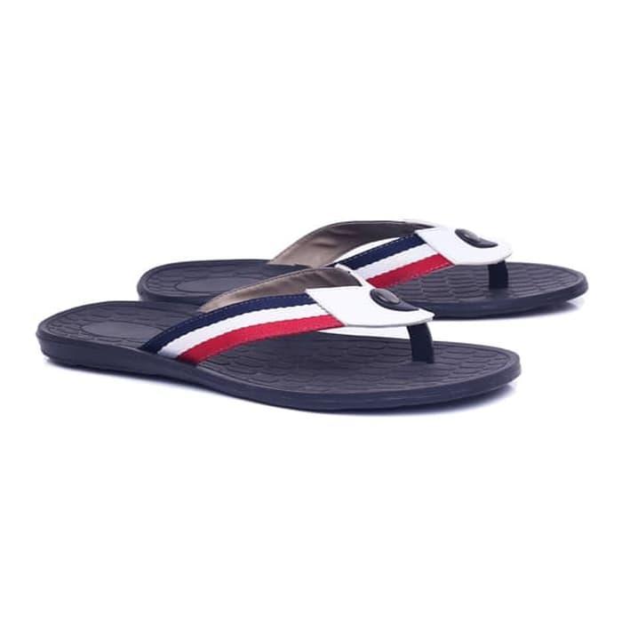 Sandal laki-laki/sandal pria Sandal Jepit Casual Santai keluaran terbaru model terbaru kualitas bagus harga murah warna hitam