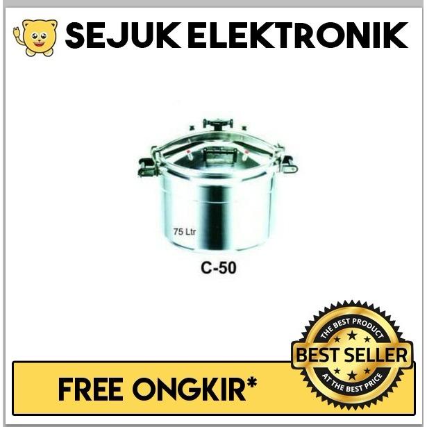 Getra C-50 Pressure Cooker / Panci Presto - 75 Liter (JADETABEK ONLY)