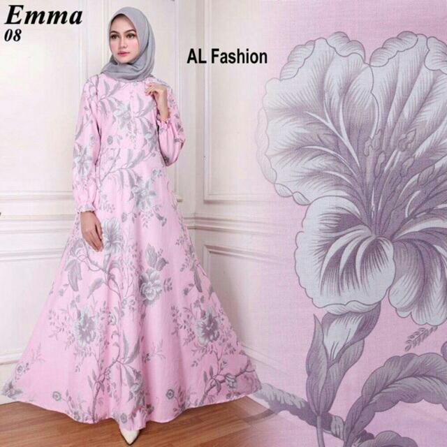 Agen Baju Official Shop - maxi emma gamis ibu dan remaja syari dress busana muslim (maxi aja ya )