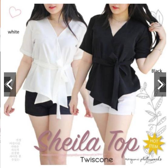 Hana Fashion * Blouse sheila top fashion *
