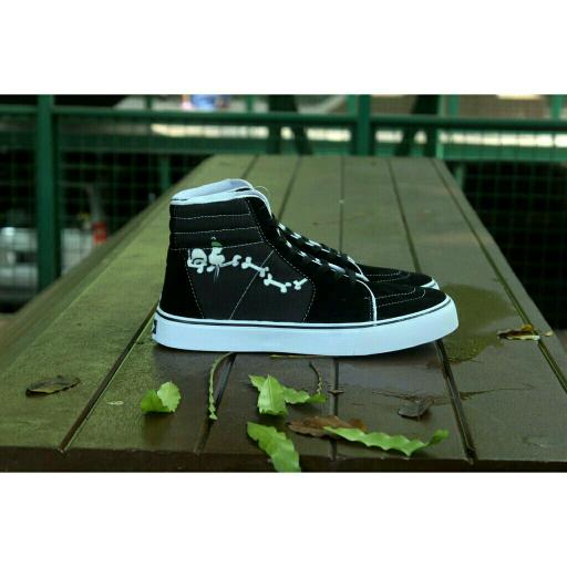 Promo DISKON MURAH SEPATU SNEAKERS TRENDY KEREN VANS SK8 X PEANUTS BONES Diskon