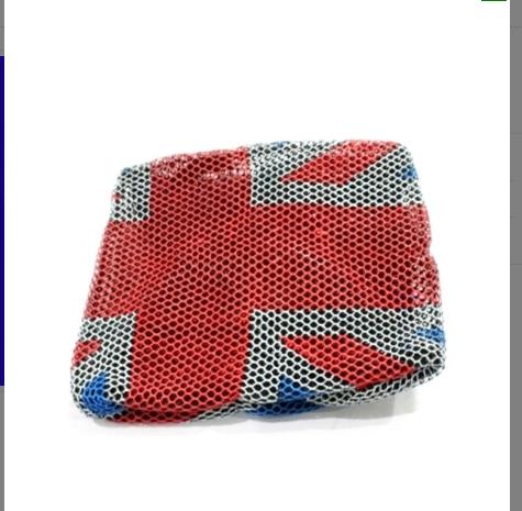 SARUNG JARING JOK SEPEDA MOTOR MOTIF ENGLAND MEDIUN AKSESORIS RACING
