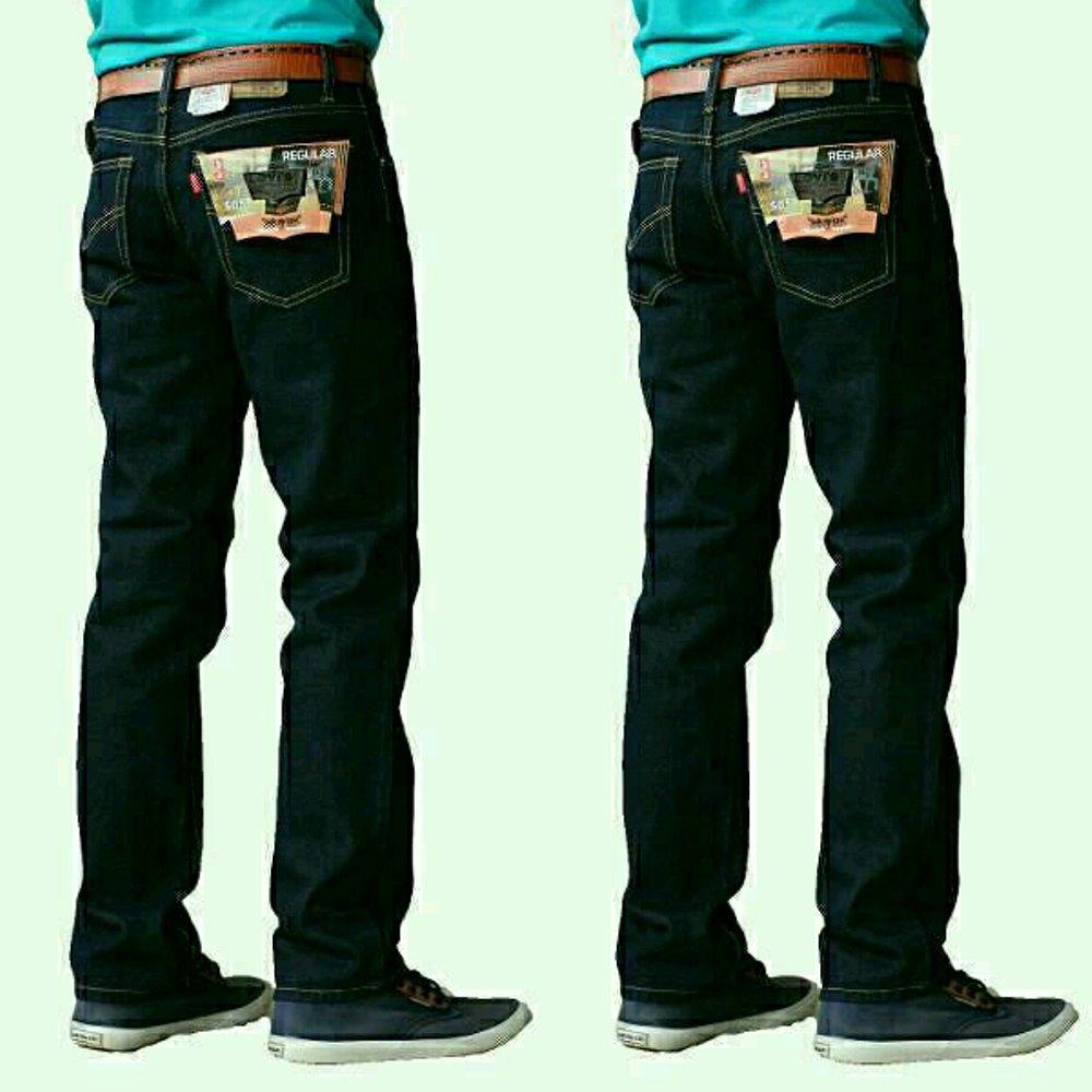 WSColection celana jeans standar model terbaru bahan bagus jahitan rapi harga murah