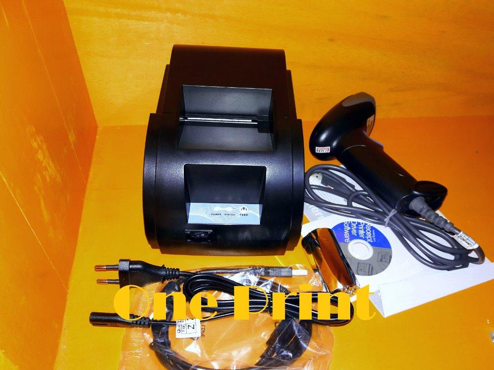 Paket Kasir murah Printer + Scanner Barcode