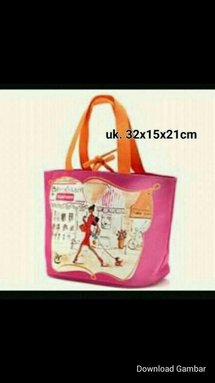 TERBARU Tas bekal miss belle pink Tupperware original