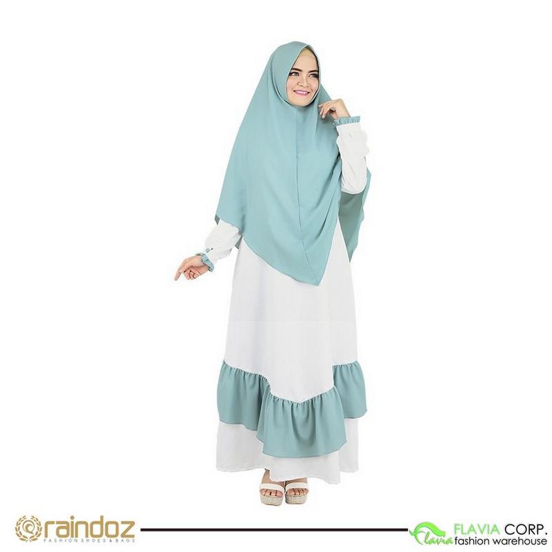 Raindoz Set Gamis Wanita + Jilbab Khimar Syari RGS71