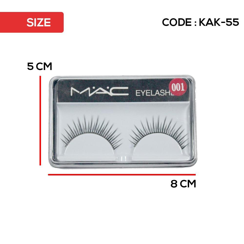 BULU MATA PALSU MAC/EYELASH - 1 PASANG (PILIH NO)