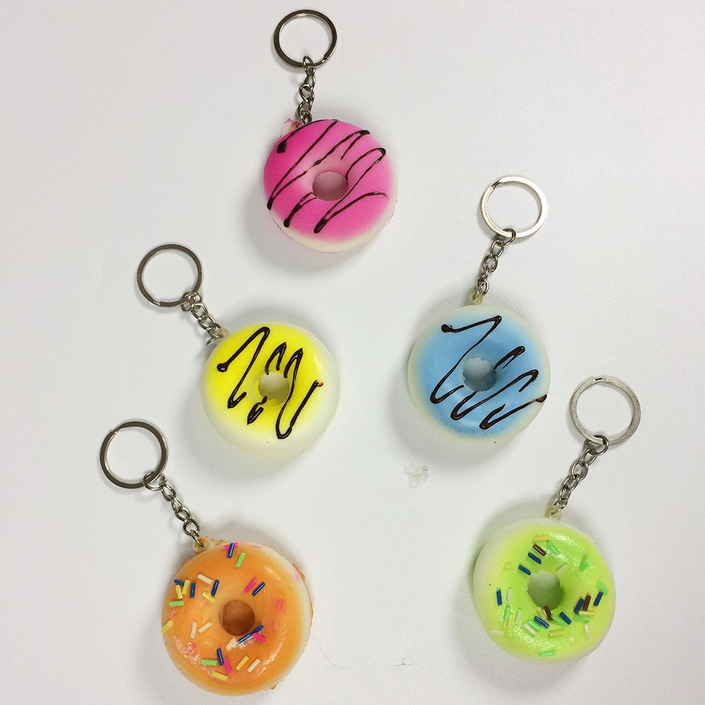Rp 14.000. Toylogy Squishy Gantungan Kunci Donat ( Simulation Donut Slow Rising Squishy Fun Toys Key Chain ) ...