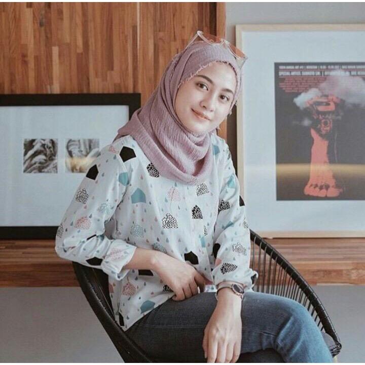 YAO YAO - KEMEJA WANITA BLOUSE PENTAGON