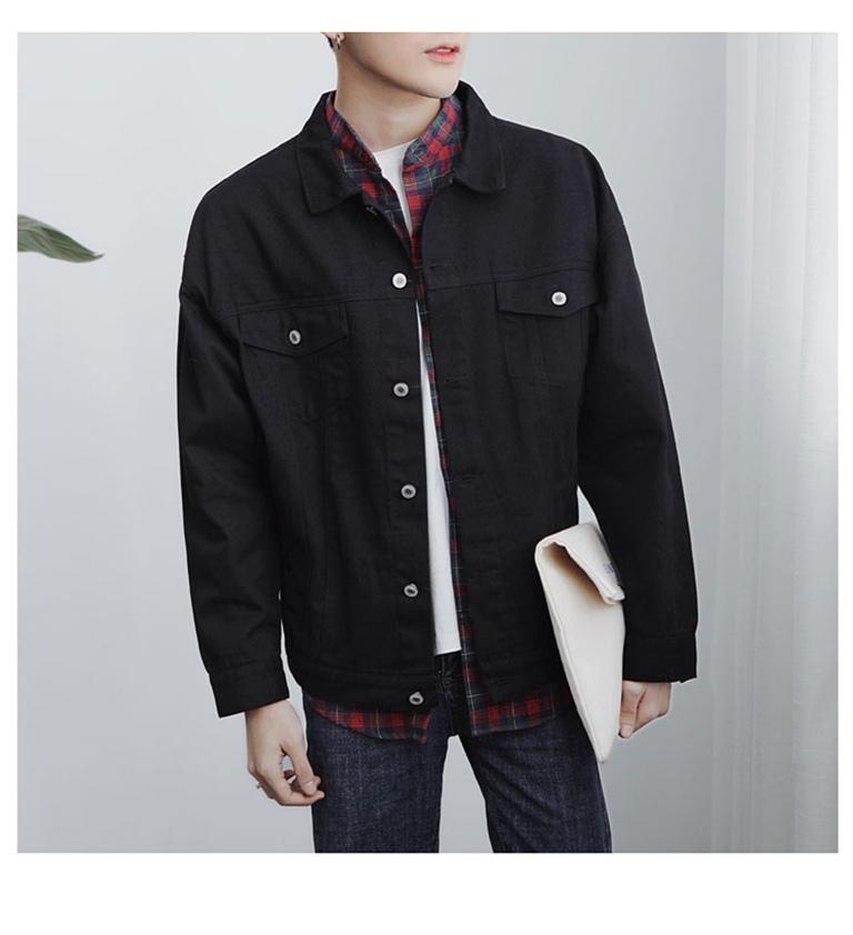 Jaket Denim Pria Slim fit Cut Indigo Blue