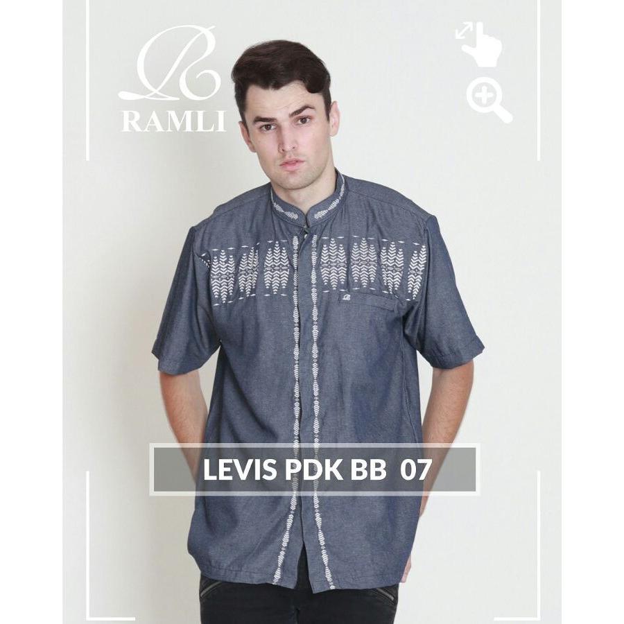 Baju Koko Lengan Pendek Ramli Levis07