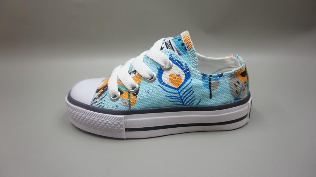 sepatu anak anak bermotif daun ocean size 21-35
