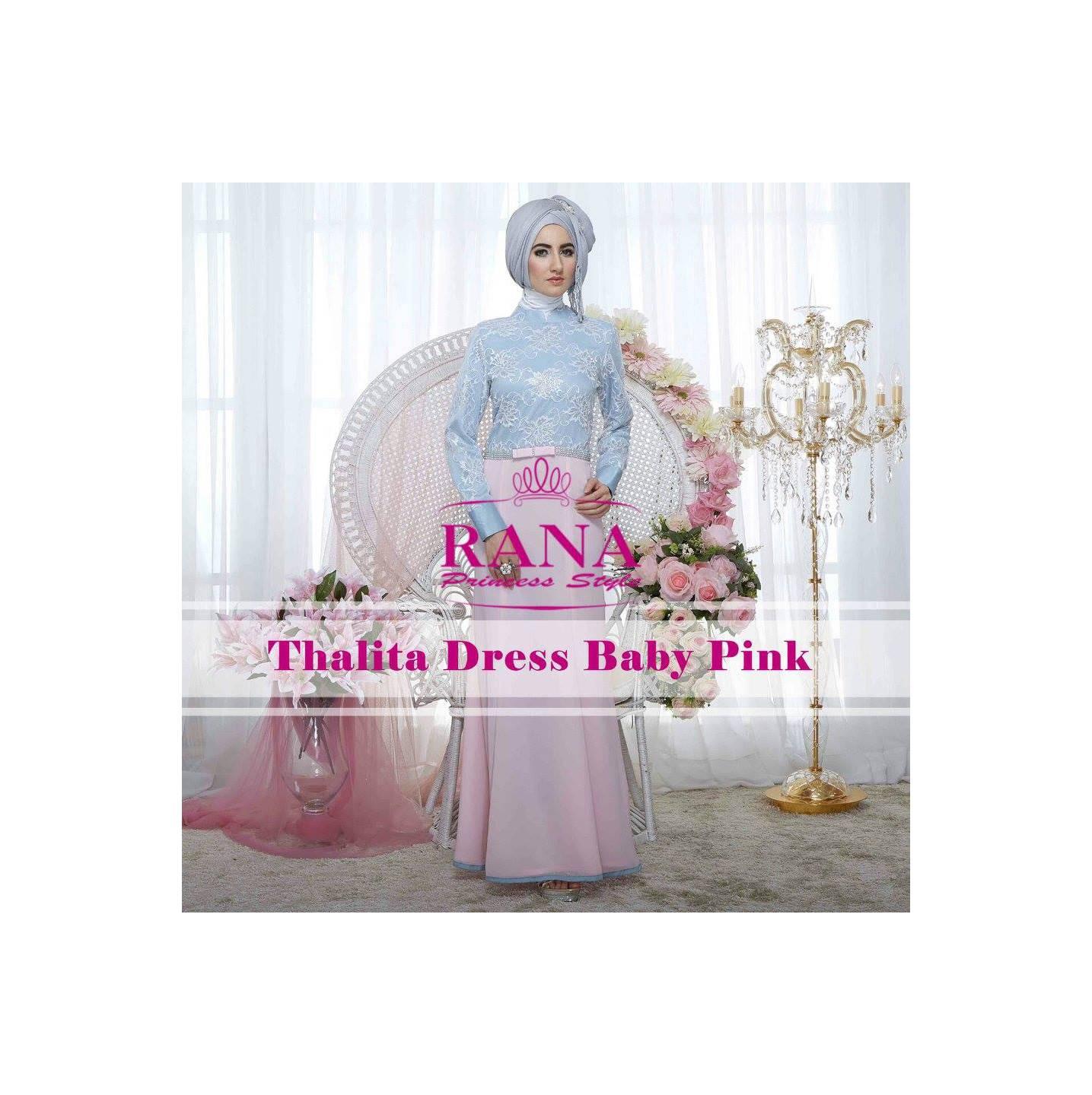 Rana Thalita Dress/Gamis Pesta/Baju Muslim Couple