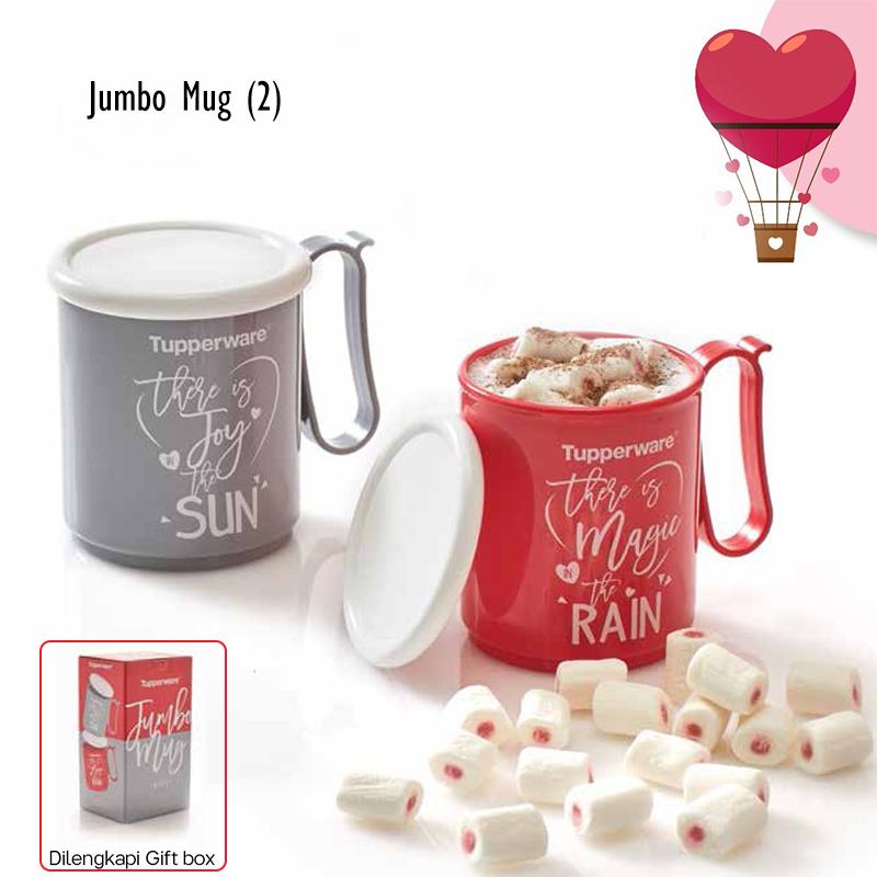 jumbo mug set (2) tupperware
