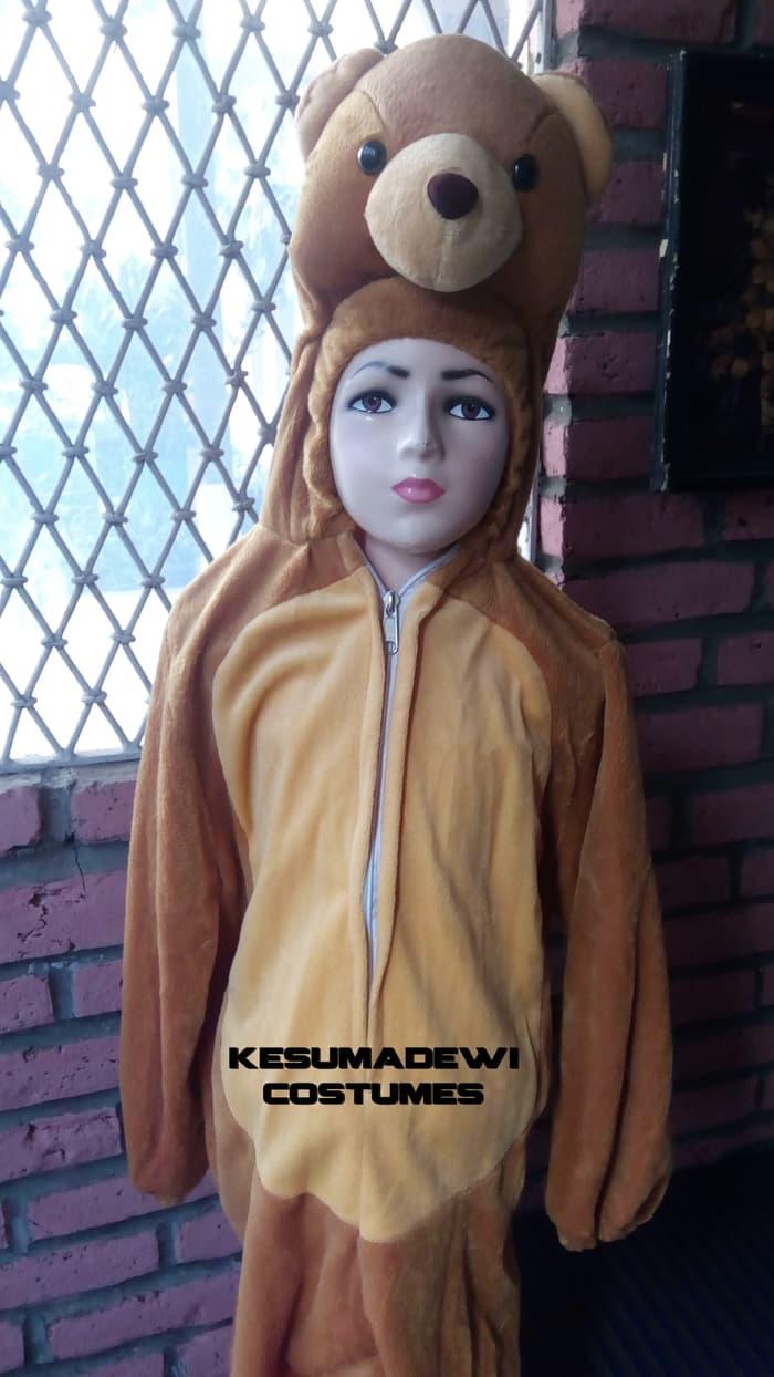 diskon 10%!! Beruang Tk-120Cm , Baju Karnaval Anak Kostum Karakter Binatang - ready stock