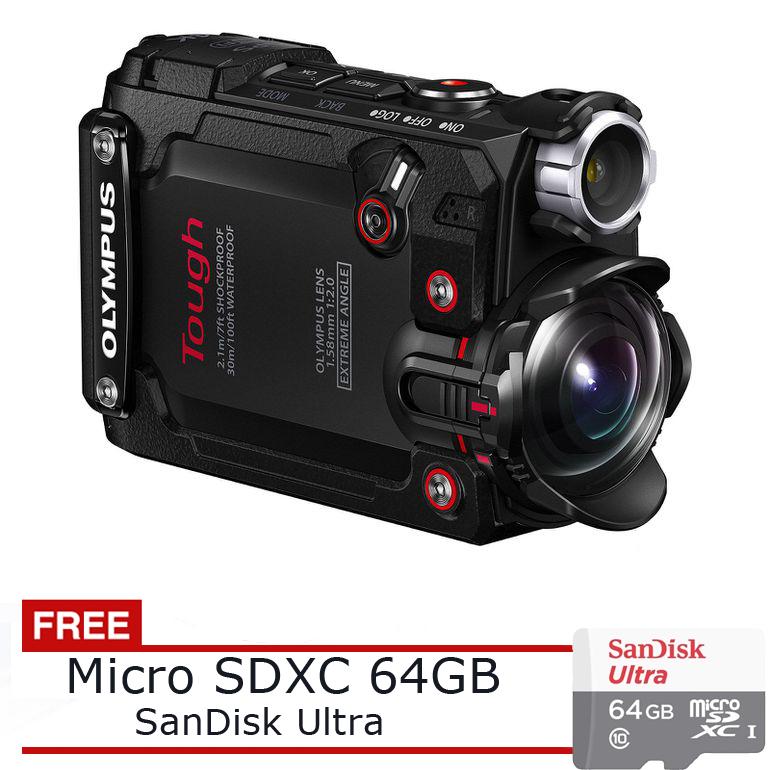 Olympus Stylus TG-Tracker 4K Action Cam - Waterproof + Free SDXC 64GB