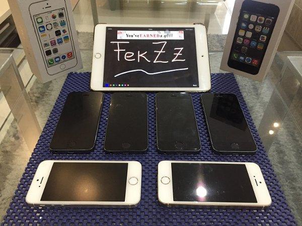iPhone 5s 32Gb FU Fingerprint OFF icloud aman Lengkap - ada 6 unit