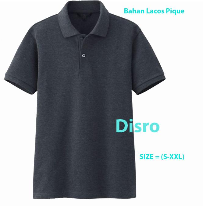 DISRO - Polo Shirt Pria S M L XL XXL Kaos Distro T-Shirt Fashion Pria Wanita / Polos Shirt Pria Polos Atasan Pakaian Polos Pendek Kerah Berkerah Lacos Pique Lacost Formal Casual Korean