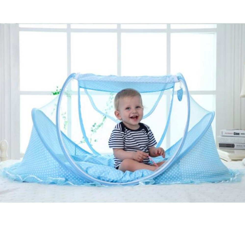 Kelambu Bayi Modern Kelambu Bayi Online Kelambu Bayi Ukuran Besar Kelambu Bayi Yang Bagus Kelambu Besar Kelambu Boks Bayi Kelambu Bongkar Pasang KL 09 Music 3 in 1 Dengan Kasur Dan Bantal Biru