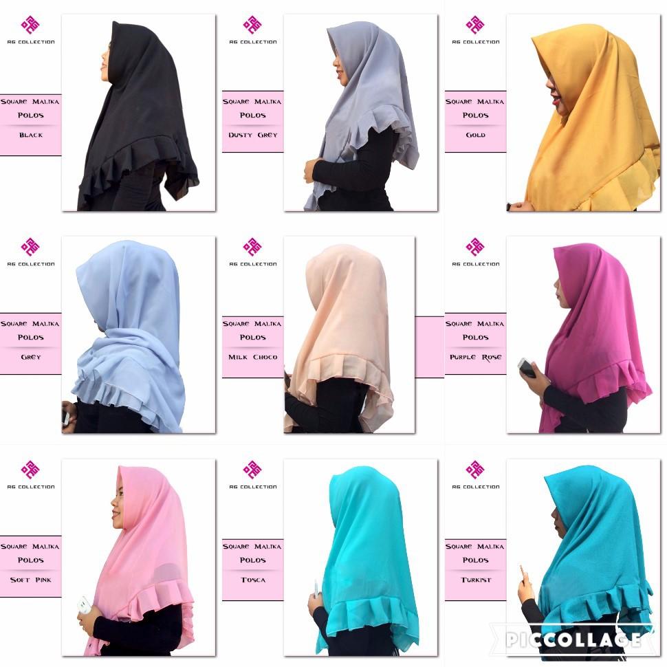 JILBAB SEGIEMPAT REMPEL SQUARE KATUN SAUDI JILBAB REMPEL