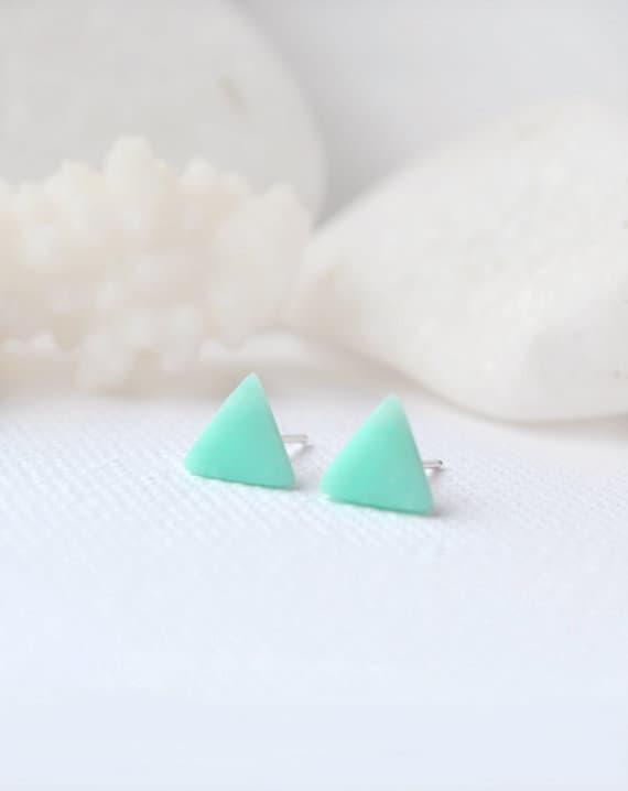 Anting anak segitiga lucu murah grosir dior chanel import korea clay - Perhiasan Anak - Fashion Anak - Aksesoris Anak Terlaris - Hadiah Anak - Perhiasan Anak Perempuan - Fashion Wanita