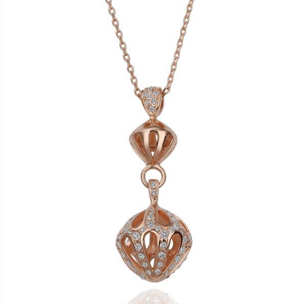 Perlindungan lingkungan Rose Gold Pendant Necklace N151 LKN18KRGPN151