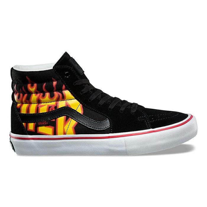 flame vans high tops