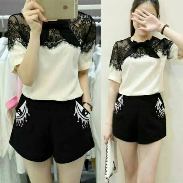 Vshop91jkt - Setelan eye St eye St Noname Pakaian setelan Wanita Baju Kaos Baju Setelan Baju brukat Blouse Brukat Blouse Polos Baju Anak Syari Anak Celana Panjang Kemeja Kerja Syari dewasa Mukenah Mukena Tunik Cardigan Gamis Baju Muslim Jumpsuit