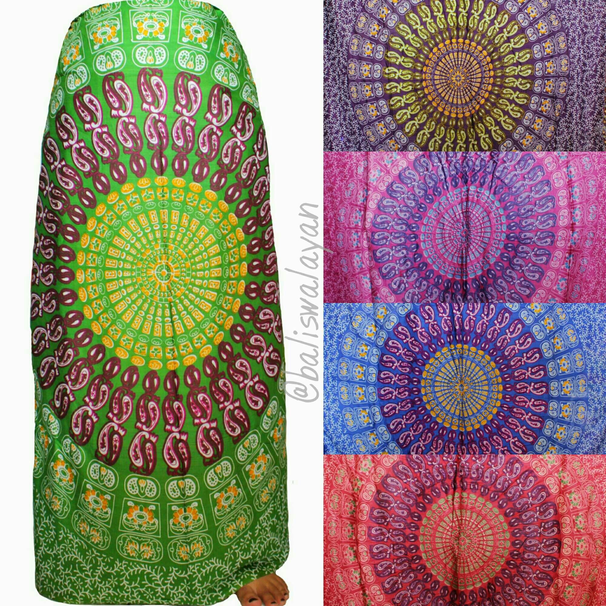 Lalang Women Mandala Print Halterneck Tops Tanks White Intl Spec Kain Bali Mandala Kain Pantai Bali