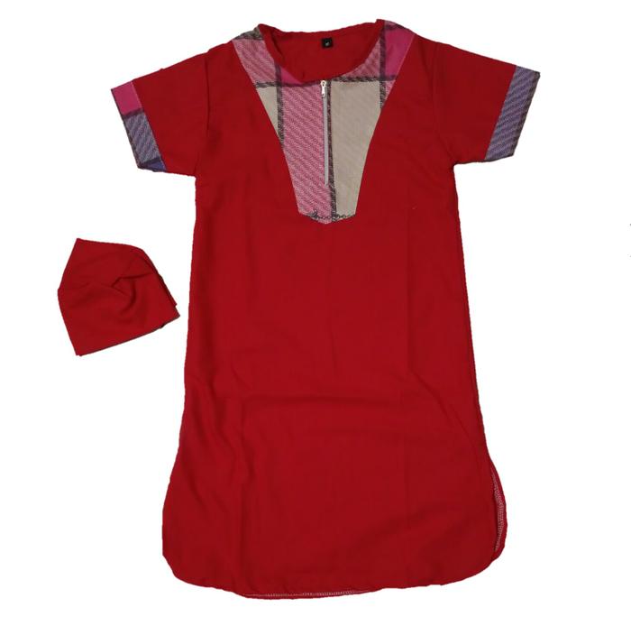 Best Seller Gamis Koko Turki Anak - Gamis koko anak Katun Size M usia 2-3 tahun Baju Muslim Jubah - Gamis Koko Matt katun adem