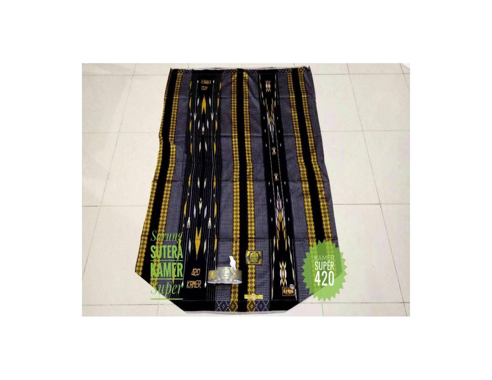 sarung sutera asli samarinda KAMER SUPER 420 ISTIMEWA