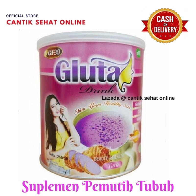 Gluta Drink Original / Susu Gluta / Suplemen Kolagen / Suplemen Pemutih Kulit / Suplemen Pemutih Badan @ Cantik Sehat - CantikSehat