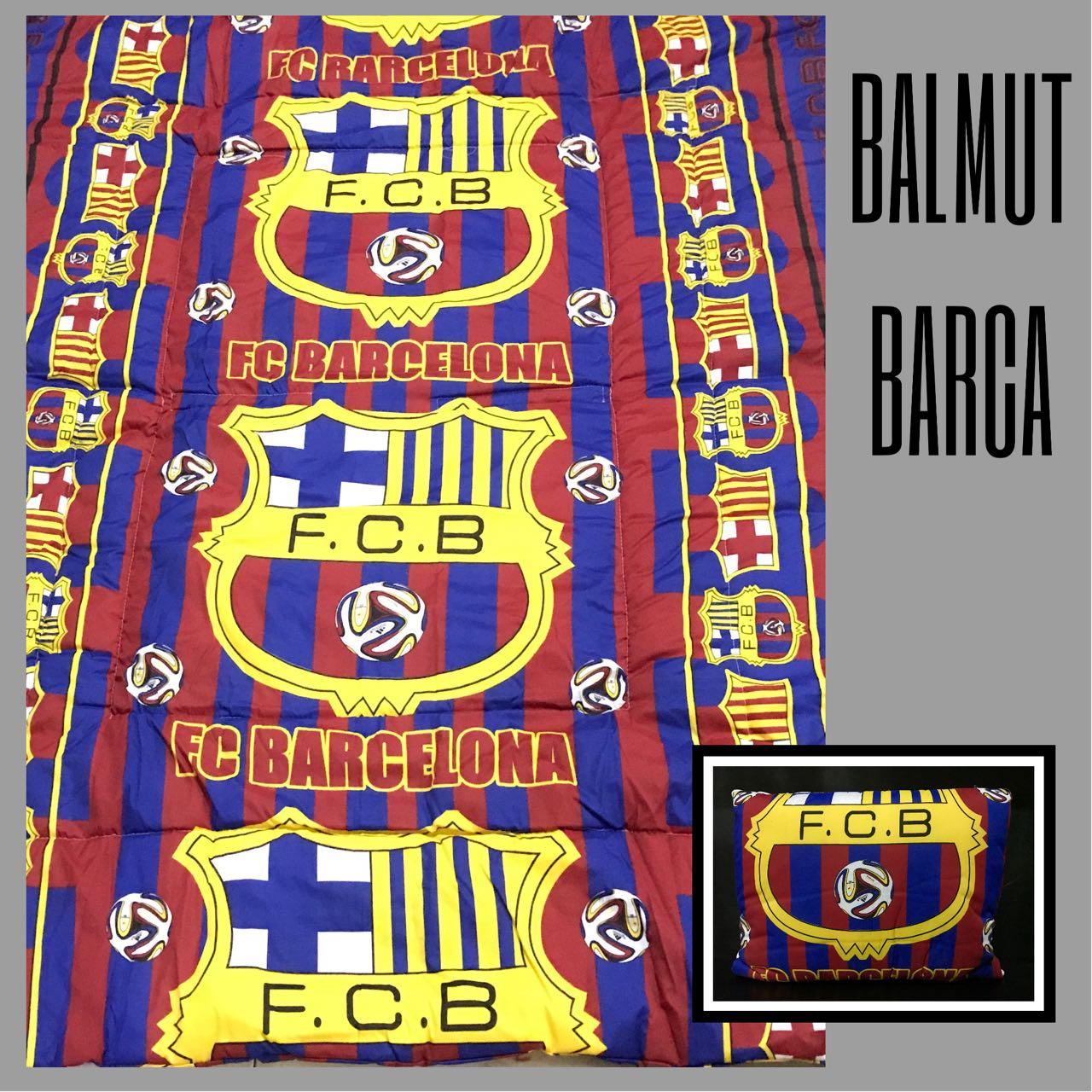 BALMUT / SELIMUT JADI BANTAL MOTIF KLUB BOLA
