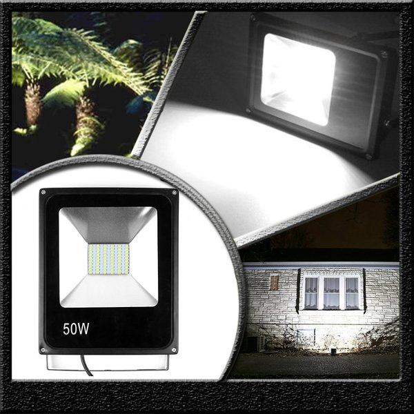 lampu sorot led tembak 50W 50 watt outdoor taman flood light anti air