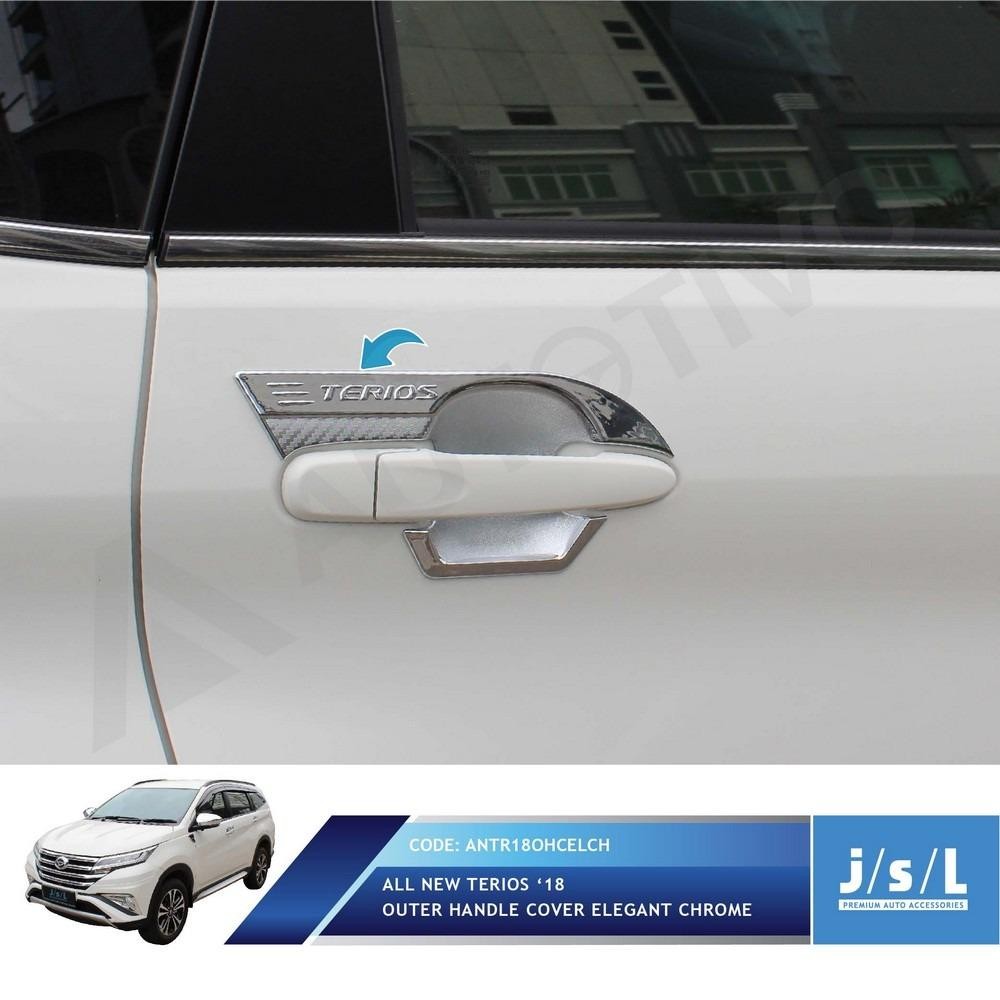 JSL Mangkok Pintu All New Terios 2018 Krom Outer Handle Cover Chrome