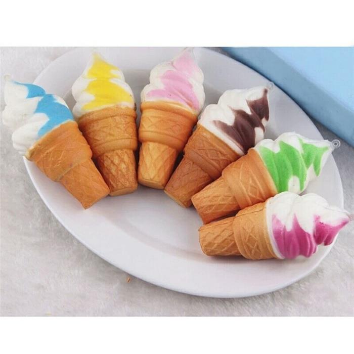Jumbo ice cream cone squishy ice cream monas