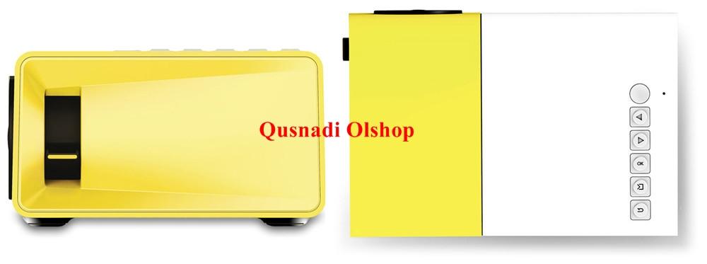 Proyektor Mini YG300 LCD Mini Dukungan Portable Infokus Home Theater Cinema Media Player 400 lm Kuning + Putih LCD 1080 P LED Projektor Bioskop Rumah SD USB HDMI untuk Home Teater Notebook Ponsel Pintar Android Termurah dan Tercanggih