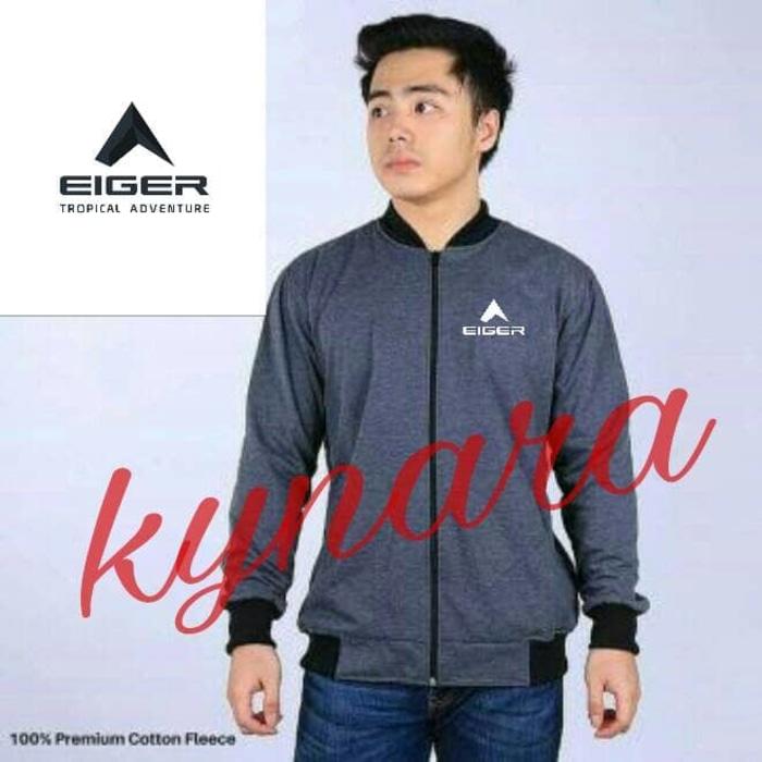 JAKET ZIPPER BOMBER VARSITY EIGER