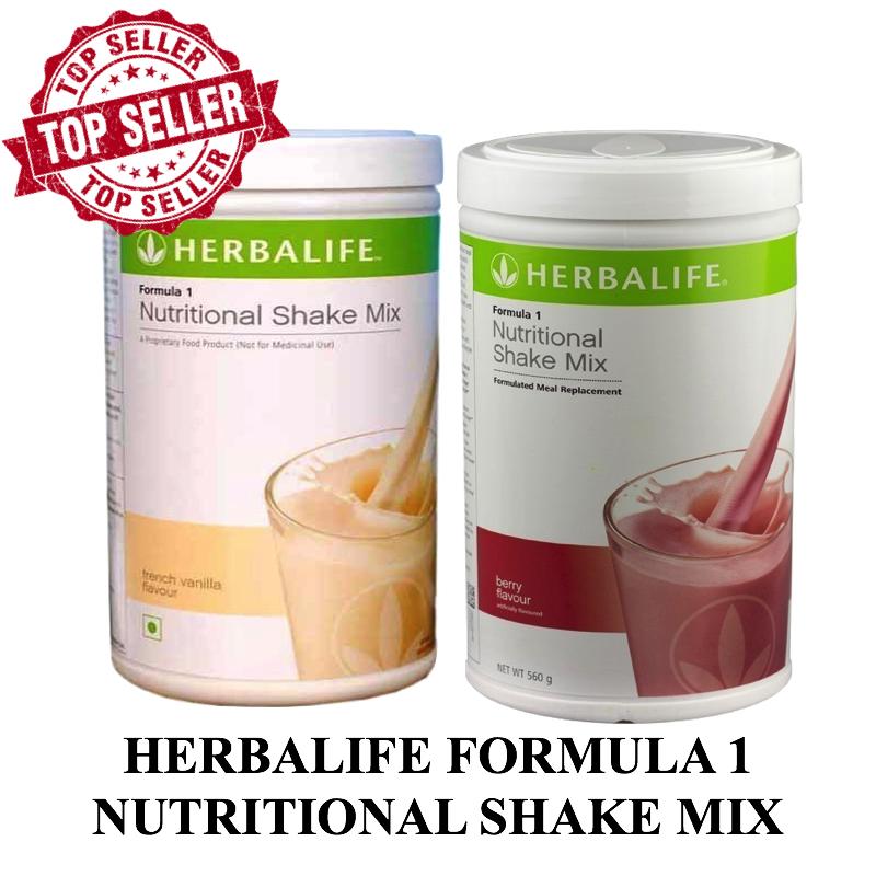 Herbalife 2 in 1 Formula Nutritional Shake Mix - French Vanilla dan Wild Berry