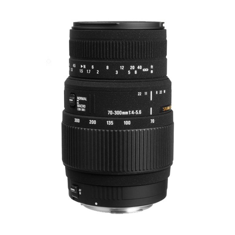 Sigma for Nikon 70-300mm f/4-5.6 DG OS - Hitam
