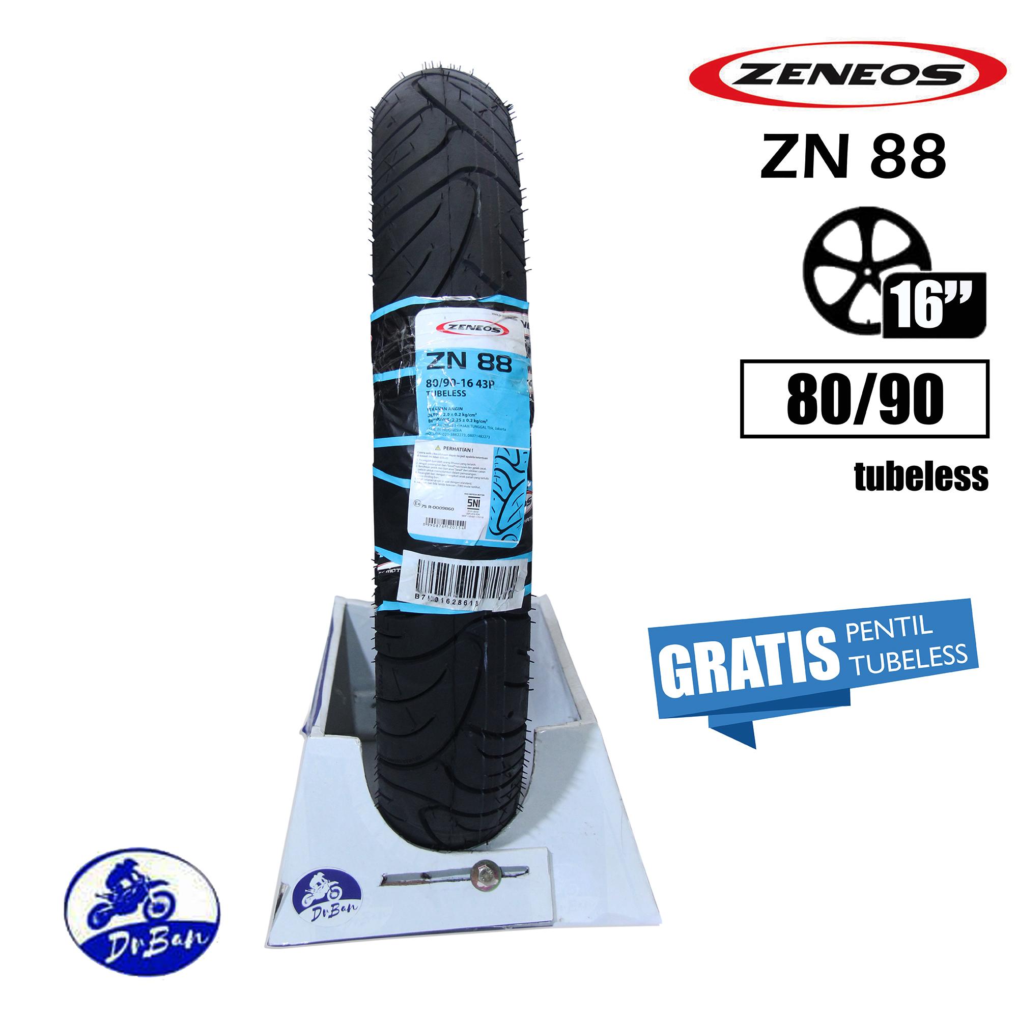 DR BAN Zeneos ZN 88 80/90-16 / Suzuki Skydrive Skywave / Yamaha Nuvo / Kualitas Bagus