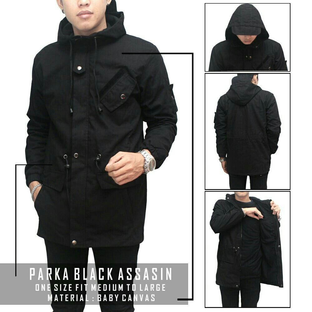 Jaket Parka Assasin BGSR Murah Premium Distro