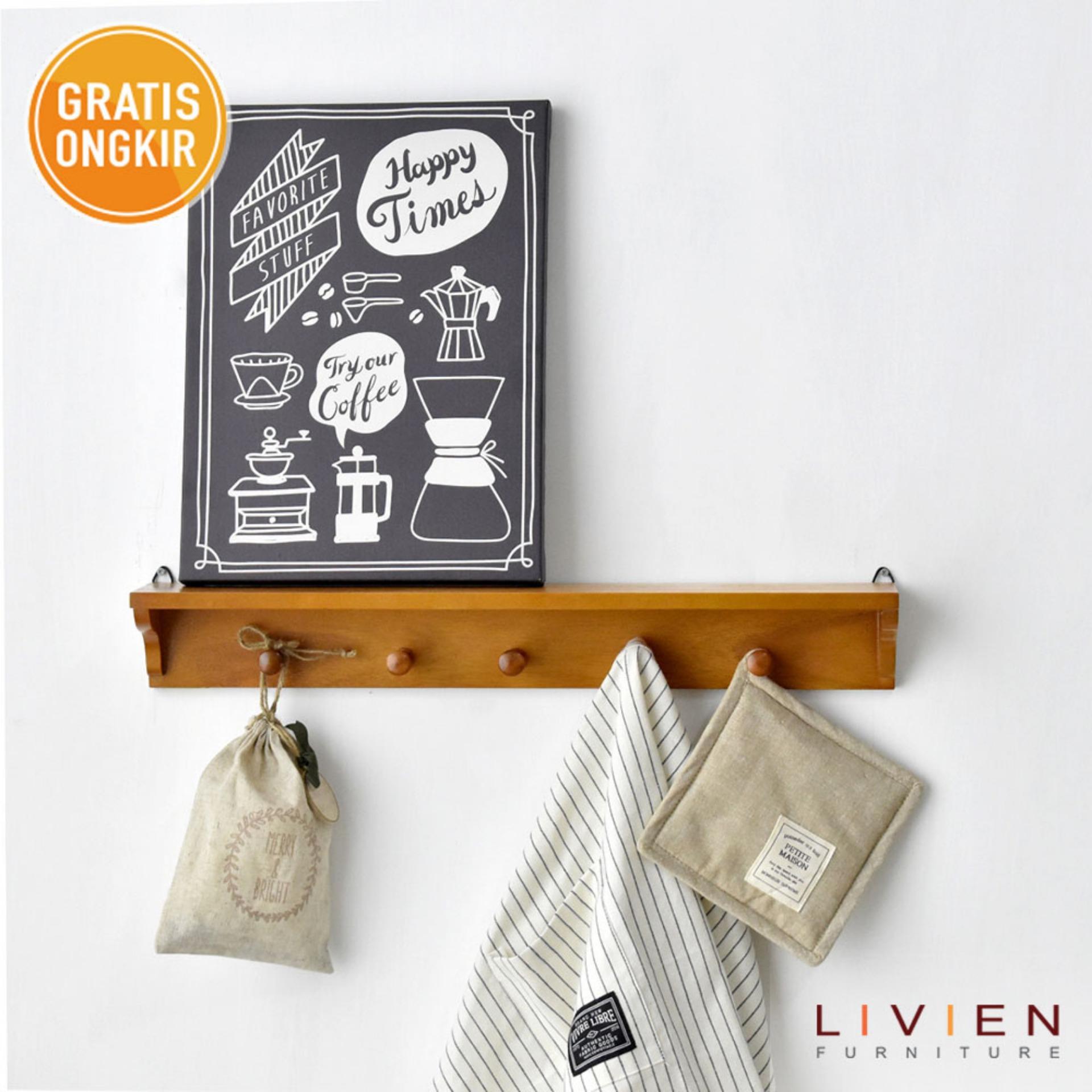 Livien - Rak Dinding Maple Story By Livien Furniture