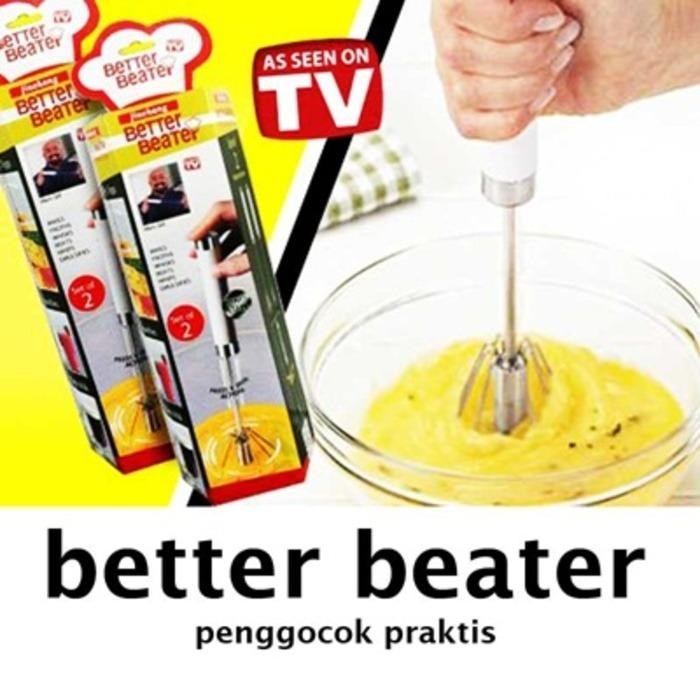 Better Beater Hand Mixer Praktis Harga 1 Set Dapat 2 Pcs