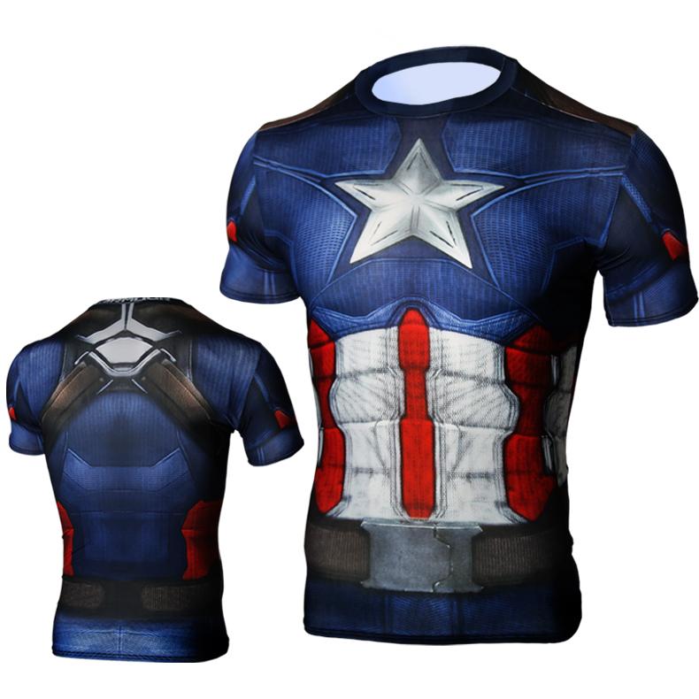 Bernapas Digital Cetak Legging Kebugaran Besi atau Baja (Tim Sebagai 3-Kapten Amerika (Ledakan Model)) (Tim Sebagai 3-Kapten Amerika (Ledakan Model))