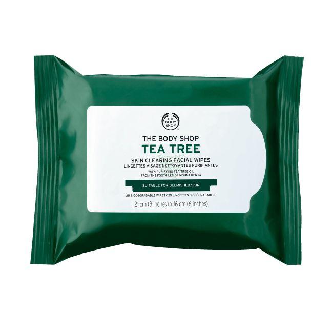 The Body Shop Tea Tree Skin Clearing Facial Wipes 25 Wipes