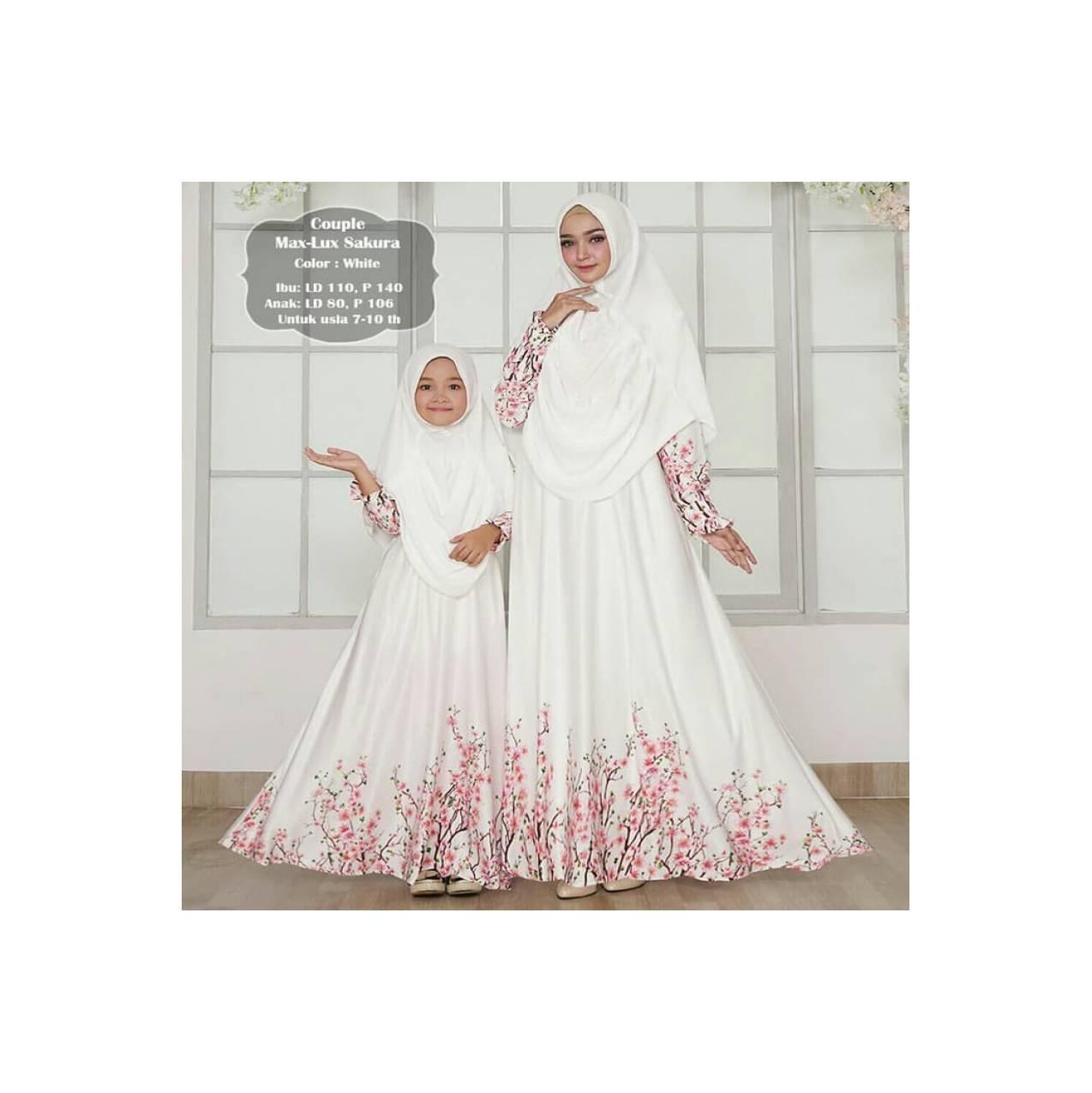 DRESS MUSLIM gamis couple ibu dan anak / gamis couple muslim diana 6