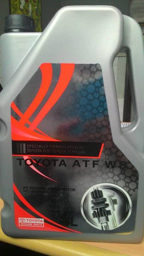 Oli Matic Toyota ATF WS utk mobil yaris dan vios Galon 4 Liter