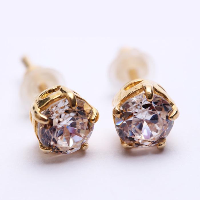 Anting Perak EMAS PUTIH ASLI KOREA - EAR 059 (Garansi 6 Bulan)