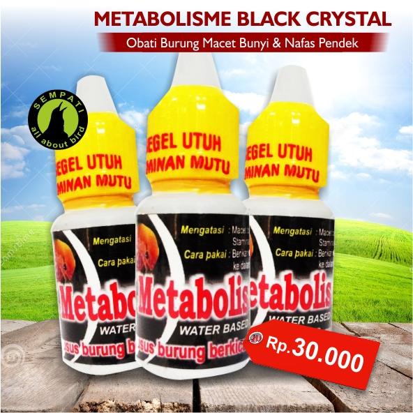 Metabolisme Black Crystal BMW Obat Burung Sakit Macet Bunyi
